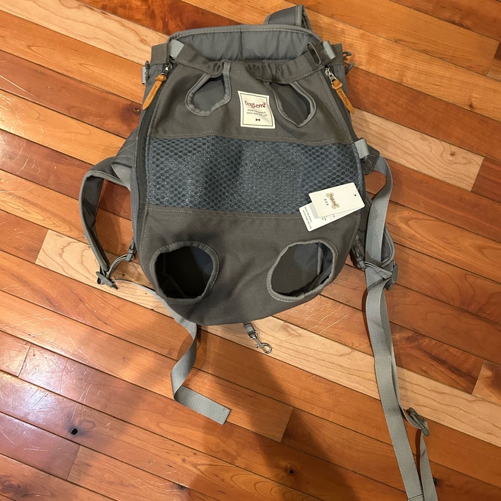 Gray Dog Carrier Backpack NWT